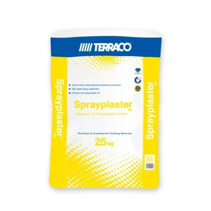 Terraco Spray Plaster Base Coat – 25 Kg 1