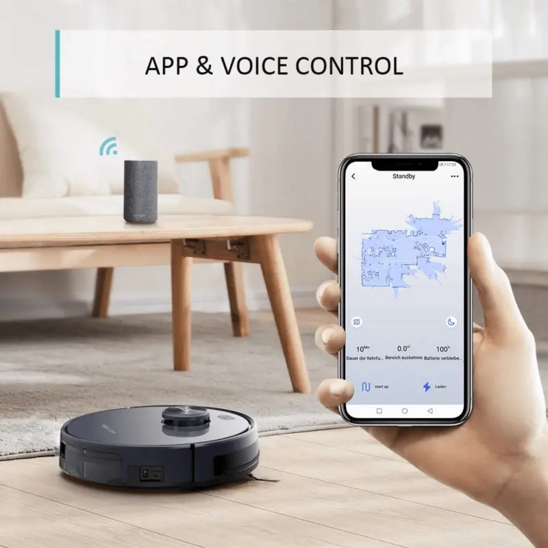 Tesvor S6+ Robot Vacuum & Mop – Laser Navigation, 2700Pa Suction, App-Controlled Smart Cleaning 1