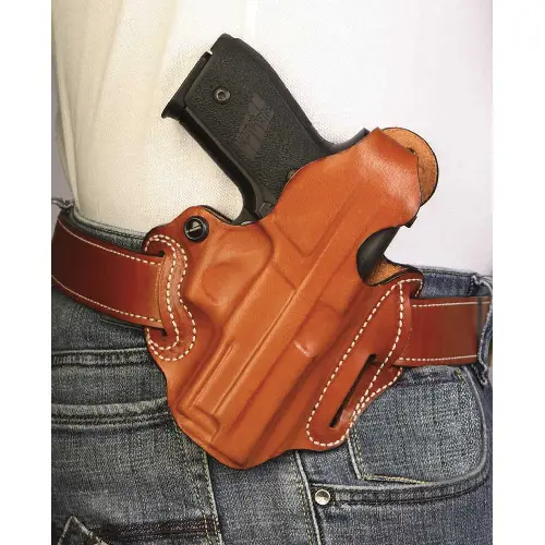 Thumb-Break Belt Scabbard Holster For Firearms 1