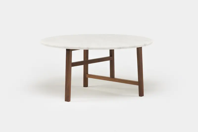 Trio Round Coffee Table – Stone Top Edition 1