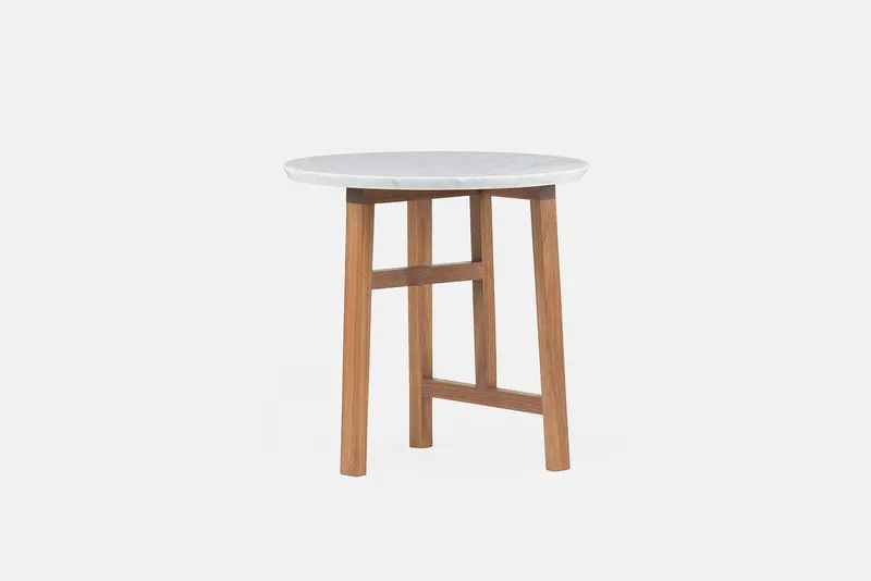 Trio Side Table – Premium Stone Surface 1