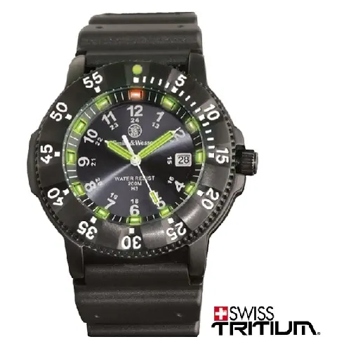 Tritium-Dial Diver Watch – 45 Mm, Black Bezel 1