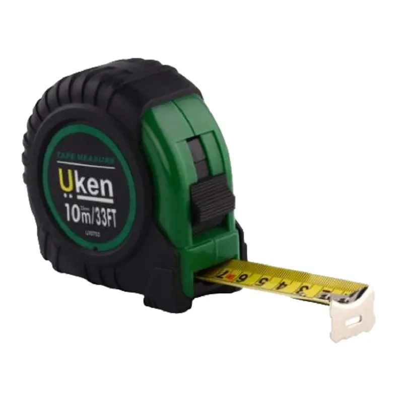 Uken 10-Meter Green Coated Measuring Tape 1