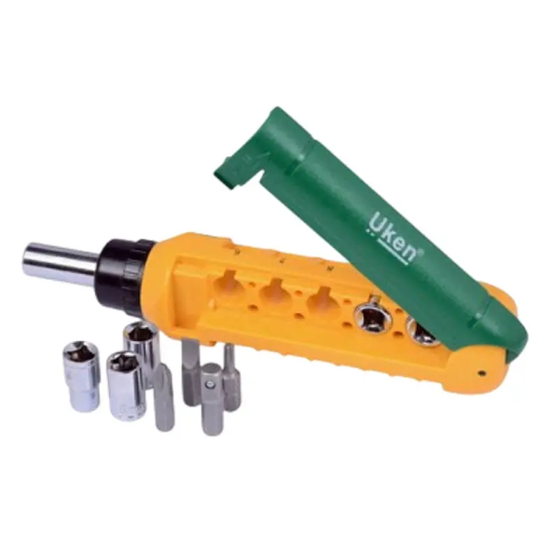 Uken 15-Piece Ratcheting Screwdriver Set For Professional Use 1