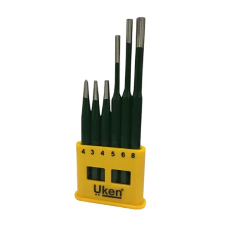 Uken 6-Piece Center And Pin Punch Set (Model U1401) 1