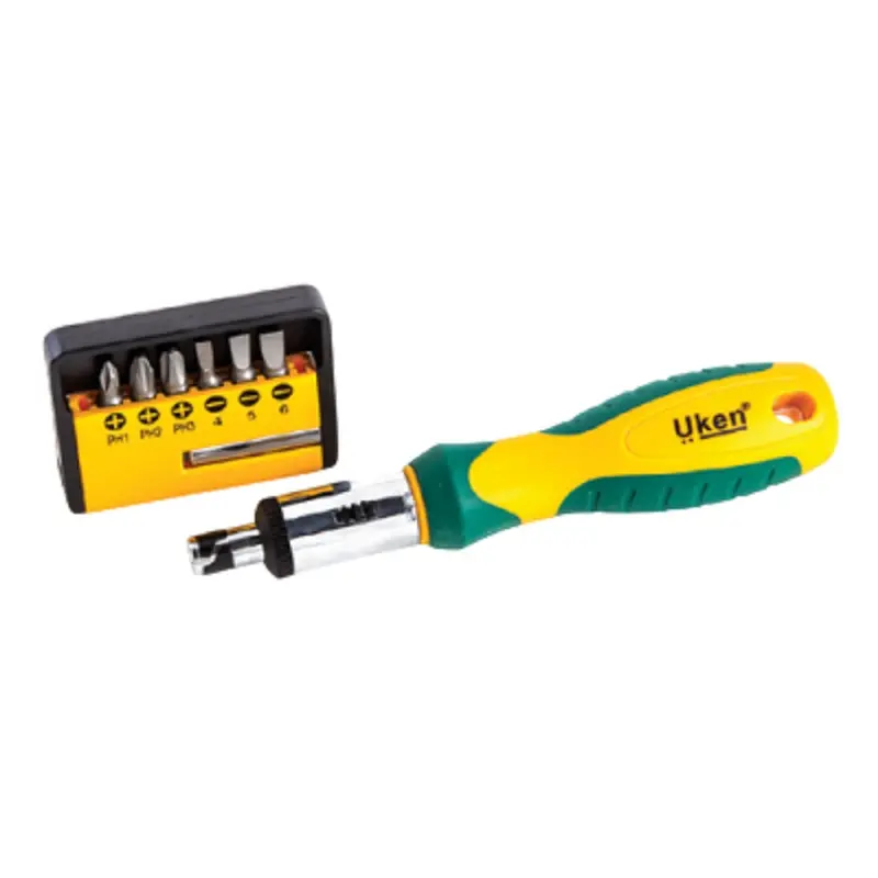 Uken 8-Piece Standard Screwdriver Set With Durable Handles 1