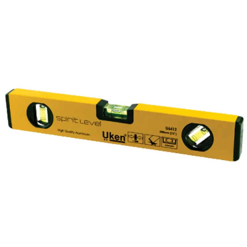 Uken Accu-Level Aluminum Spirit Level For General Construction Use 1