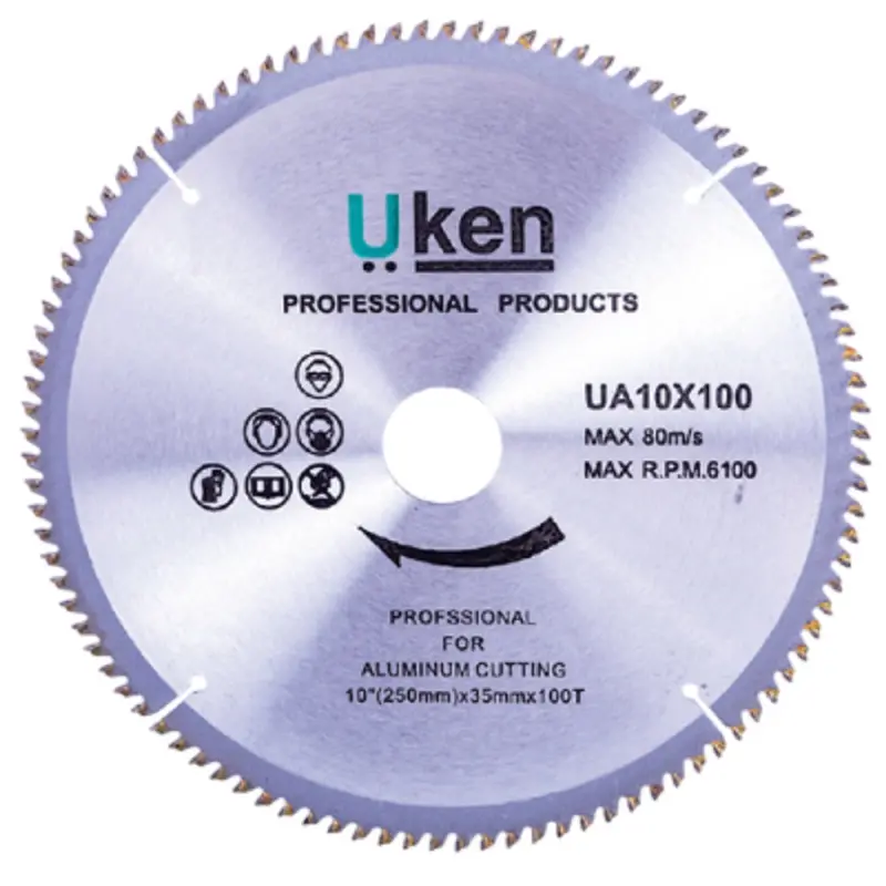 Uken Aluminum-Cutting Circular Saw Blade – Thin-Kerf Design 1