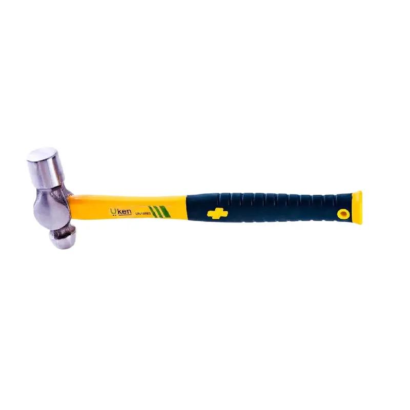 Uken Ball Peen Hammer With Fiberglass Handle 1