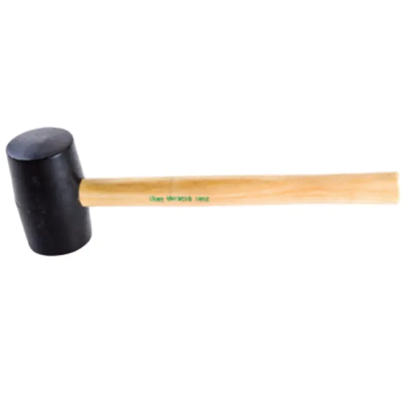 Uken Black Rubber Mallet With Hardwood Handle 1