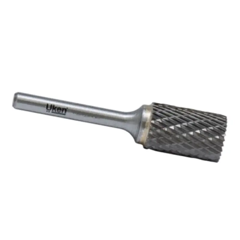 Uken Cylinder End-Cut Tungsten Carbide Burr For Flat-Surface Milling 1