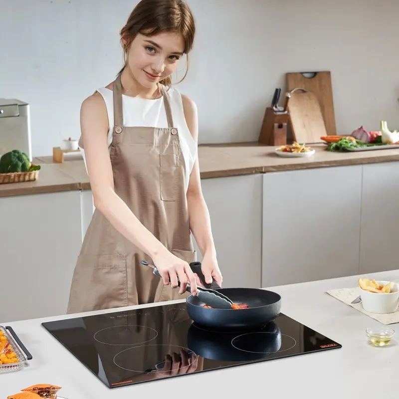 Vevor Built-In Ceramic Cooktop By Danoz Kitchen – 4-Burner Radiant Electric Cooker (23.2 X 20.5 In) 1