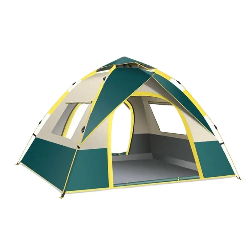 Vibrant Two-Door, Two-Window Tent – Compact 200X150X125 Cm Escape-Focused Shelter 1