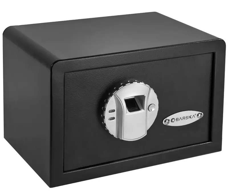 Wall-Mountable Fingerprint-Activated Gun Safe With Anti-Theft Locking System 1