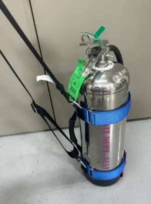 Water Extinguisher Carry Sling – Ergonomic Design 1