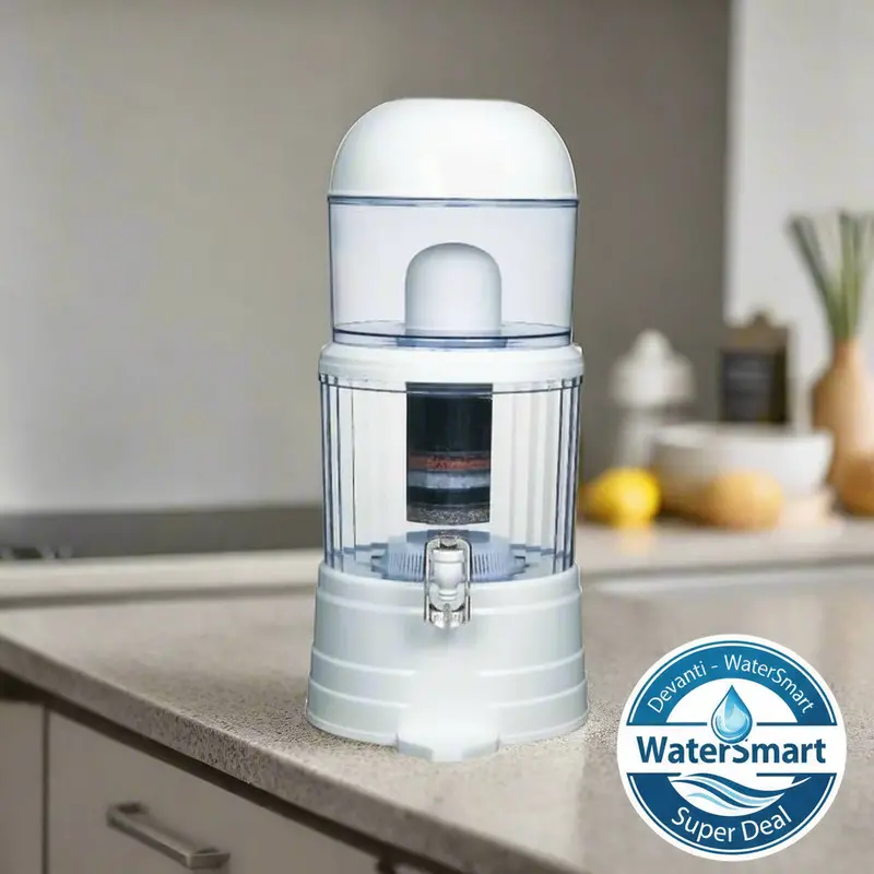 Watersmart 16L Benchtop 8-Stage Water Purifier By Danoz – Ceramic, Carbon, Mineral & Silica Filtration System 1