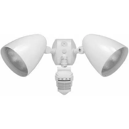 Weatherproof 2-Light Led Outdoor Floodlight With Full 360° Motion Detection 1