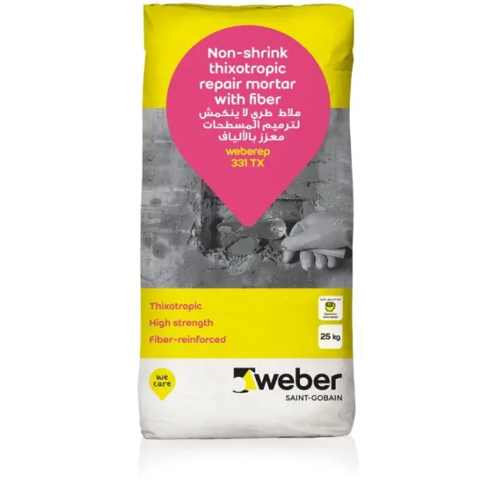 Weber Rep 331 Tx High-Strength Concrete Repair Mortar 1