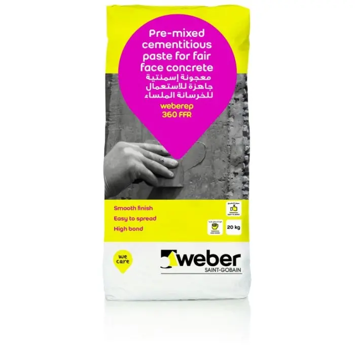 Weber Rep 360 Ffr Fiber-Reinforced Concrete Repair Mortar 1