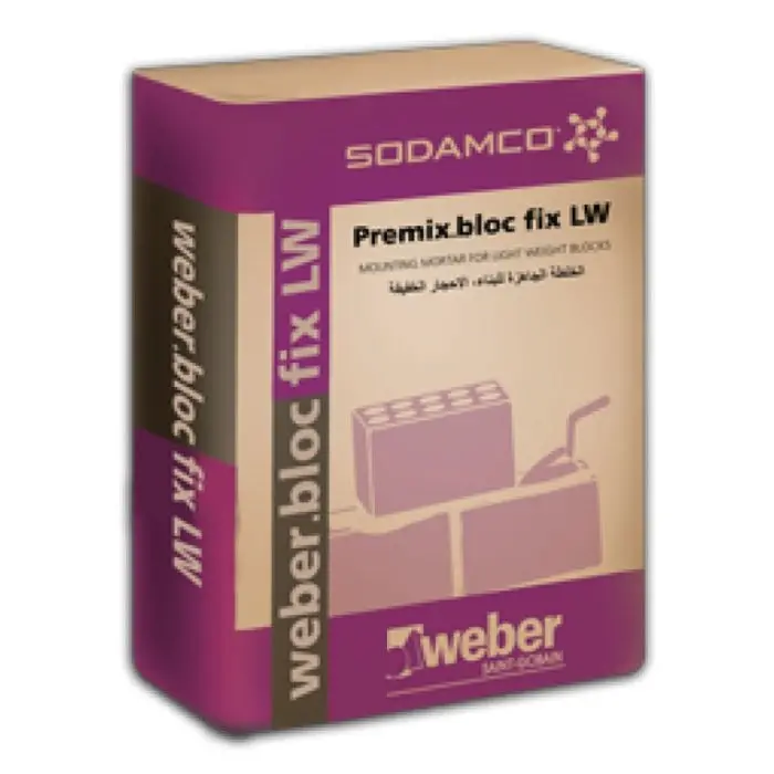 Weberbloc Fix Lw Lightweight Masonry Adhesive 1