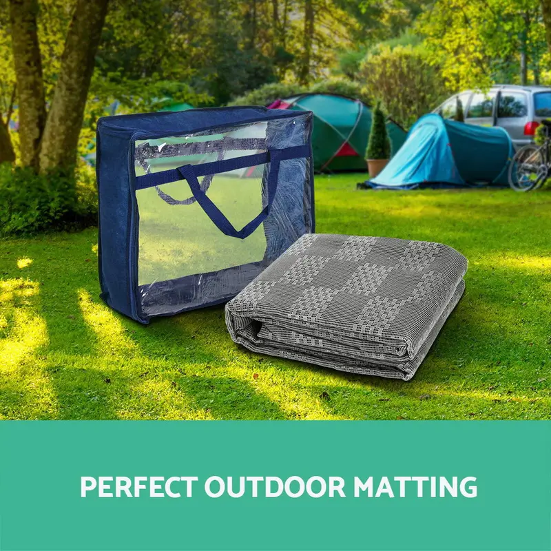 Weisshorn 5M × 2.5M Heavy-Duty Annex Matting – 600 Gsm Mesh Floor Mat For Caravans & Campsites 1