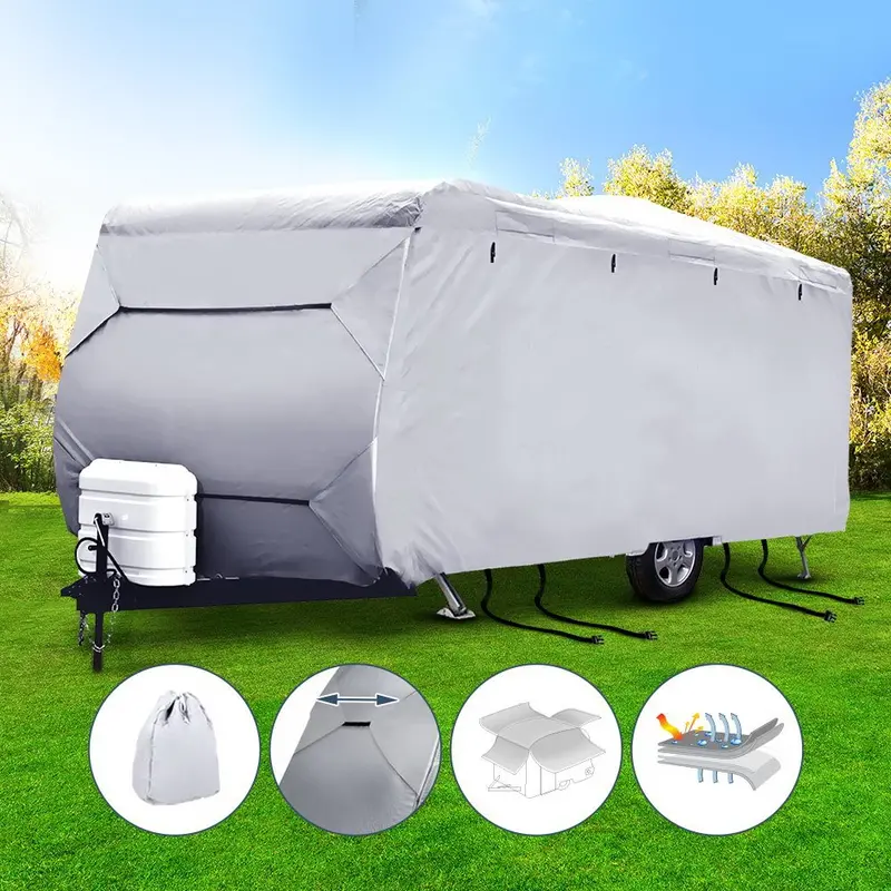 Weisshorn Caravan Cover By Danoz Direct – Heavy-Duty 4-Ply Protection Against Uv Rays And Rain 1
