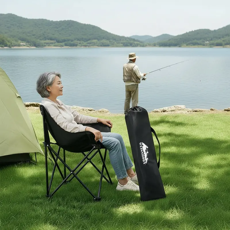 Weisshorn Folding Moon Chair For Camping – Lightweight Portable Seat With 120Kg Capacity 1