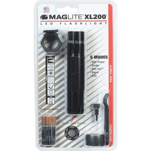 Xl200 Led Flashlight – Triple Aaa Battery Powered 1