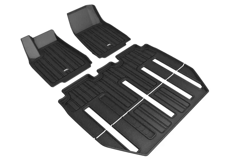3D Maxpider Elitect E1Tl00501809 Floor Mats – All-Weather Black 4-Piece Set For Front Row And Second Row 1