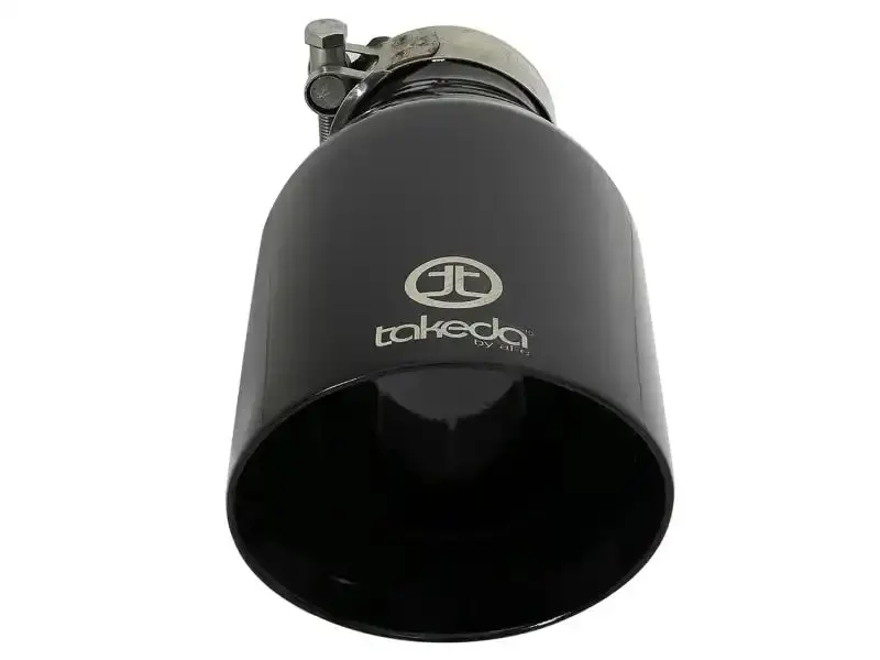 Afe Mach Force Xp Exhaust Tip – 409 Stainless Steel, 2.5" Inlet / 4.5" Outlet, Black Finish 1