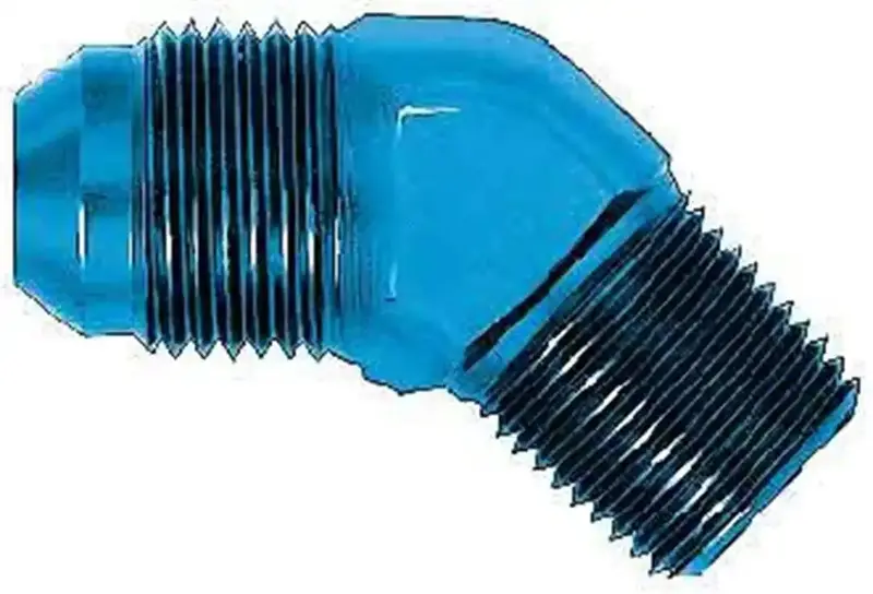 Aluminum 45-Degree Elbow Fitting – 1/8" Npt Pipe Thread, Lightweight Corrosion-Resistant Design 1