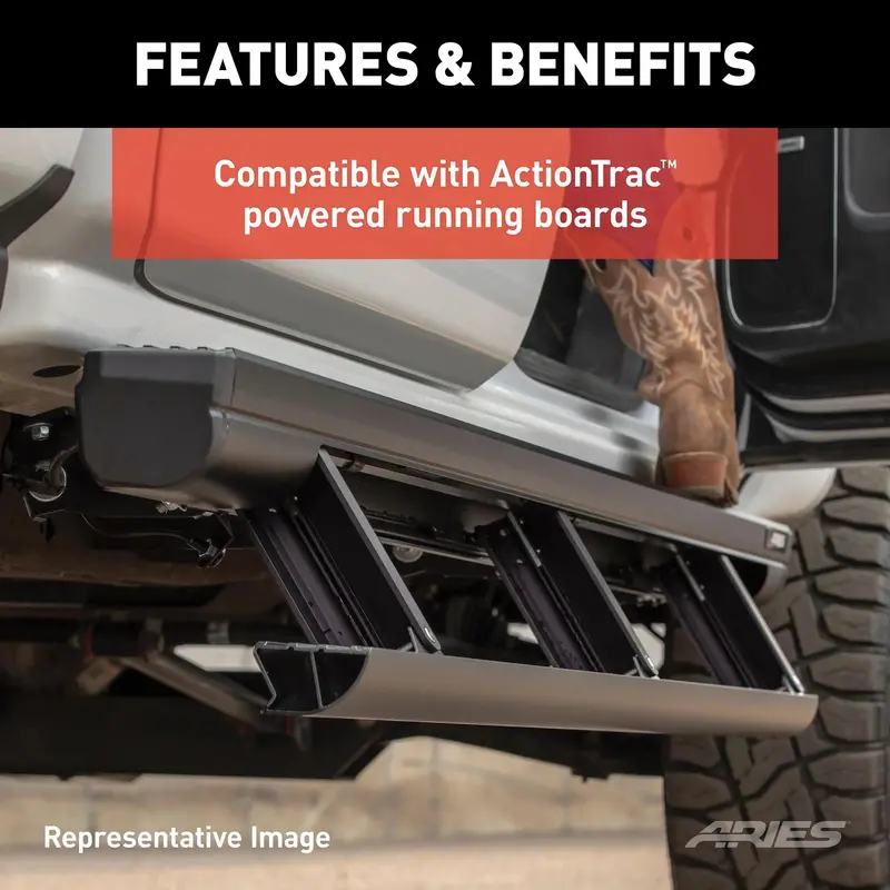 Aries 3025124 Mounting Brackets For Actiontrac Bed Rack System 1