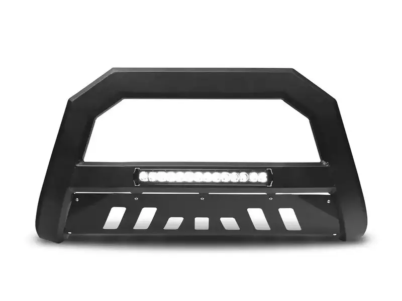 Armordillo Ar Series 8705193 Bull Bar – Matte Black Powder-Coated Steel With Integrated Led Lighting 1