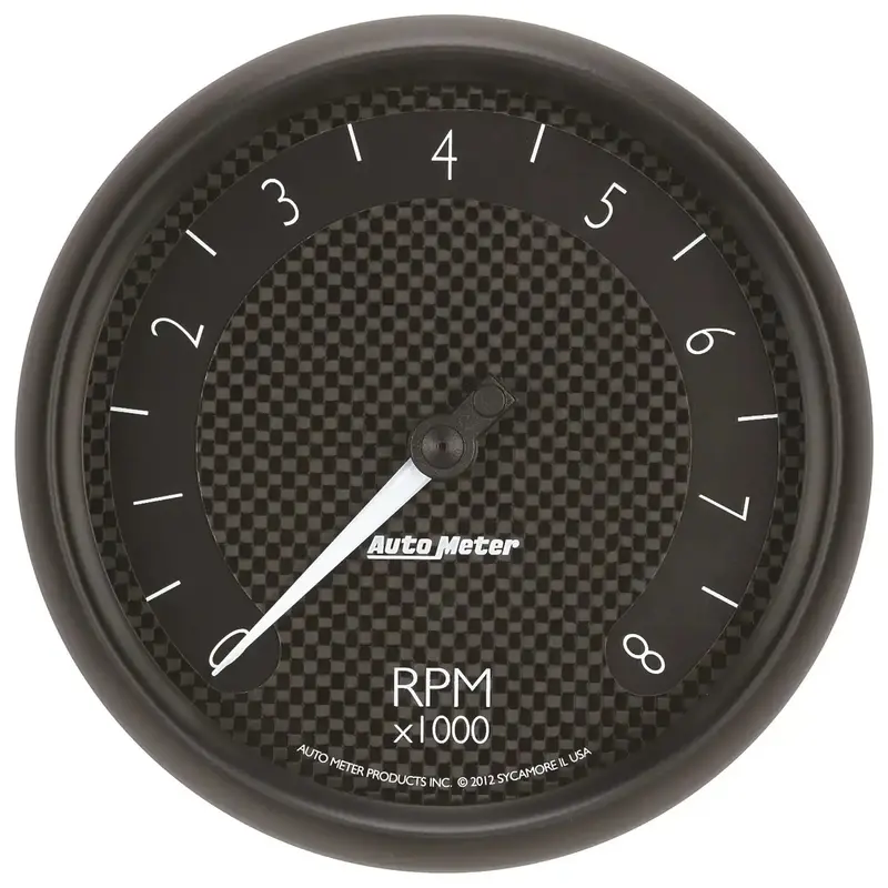 Autometer 8098 5-Inch In-Dash Tachometer With 8,000 Rpm Range – Gt Series 1