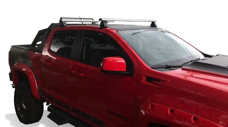 Black Horse Off-Road Tr-52Bk Traveler Roof Cross Bars – Black Powder-Coated Steel 1