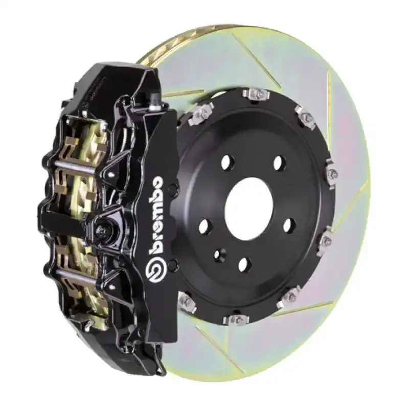 Brembo Front Big Brake Kit For 2011–2016 Bmw 528I – 365X34 Mm Slotted Rotors, 6-Piston Calipers 1