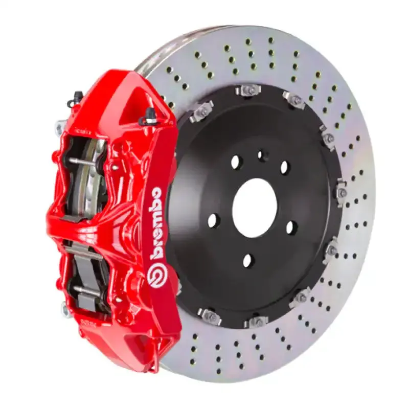 Brembo Gt Big Brake Kit For Porsche Cayenne (2003–2007) – Front, 6-Piston Calipers, Drilled 405X34Mm Rotors 1