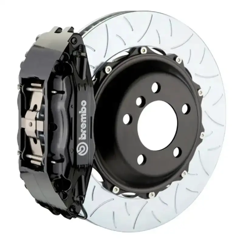 Brembo Gt Brake Kit For 2023+ Toyota Corolla – Front, 4-Piston Calipers, 355X32Mm Slotted Two-Piece Rotors, Black Finish 1