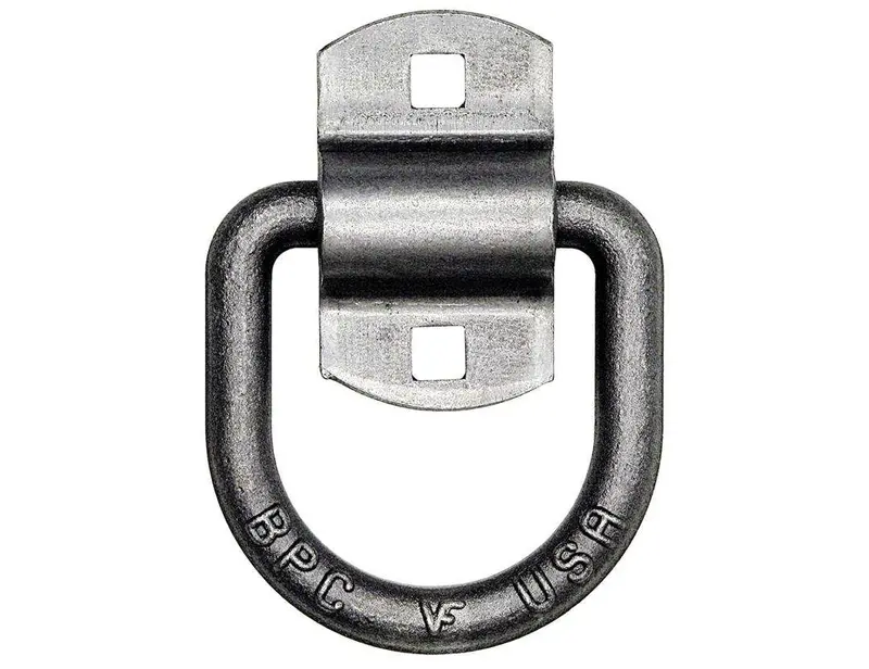 Buyers Products Forged D-Ring Mount – 1/2" Diameter, 2-1/2" X 2-3/8", Dual-Hole Design (Model #B38) 1