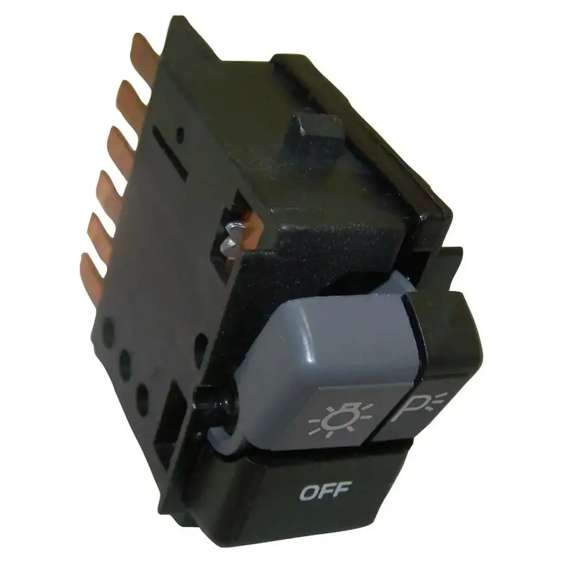 Crown Automotive Headlamp Toggle Switch – Direct Replacement For Jeep Models (Part #56001861) 1