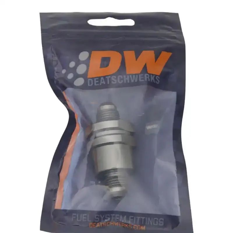 Deatschwerks 6An Male Flare One-Way Check Valve For Fuel Or Fluid Systems 1