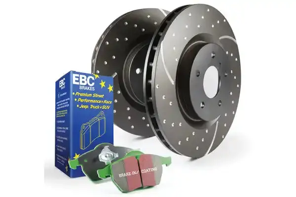 Ebc S3Kf1251 Sport Slotted Brake Rotors – Wide-Groove Design For Enhanced Cooling And Fade Resistance 1