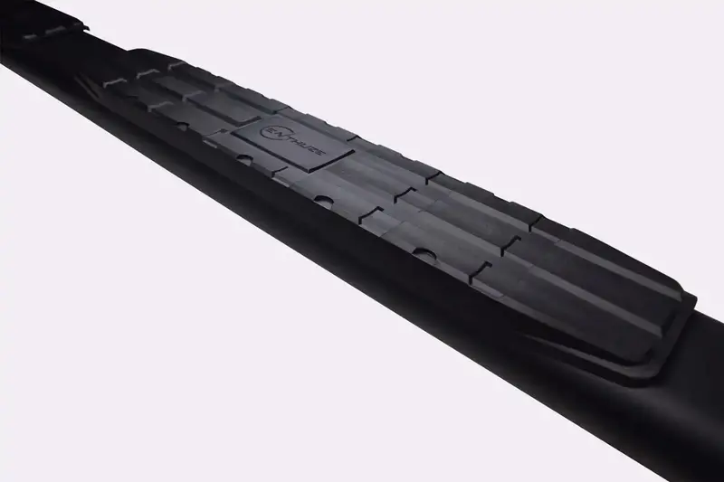 Enthuze Blackout Series Stainless Steel Side Steps – 4-Inch Wide, Black Powder-Coated 1