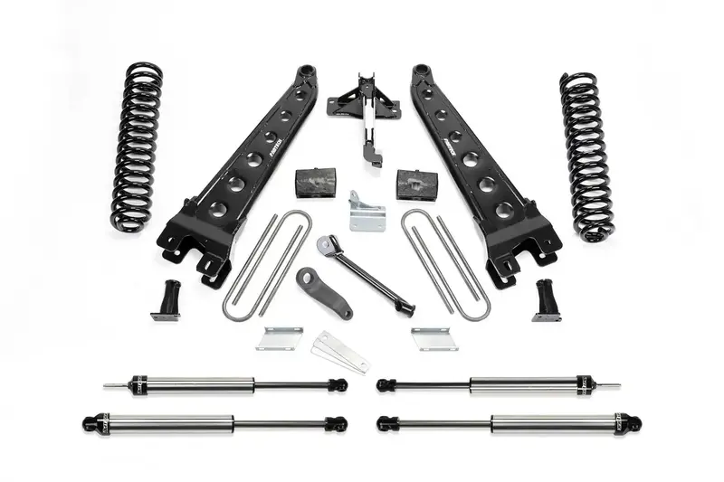 Fabtech 4-Link Rear Suspension System With Coilovers & Dual-Linked Shocks – Ford F-250/F-350 2008–2016 4Wd 1