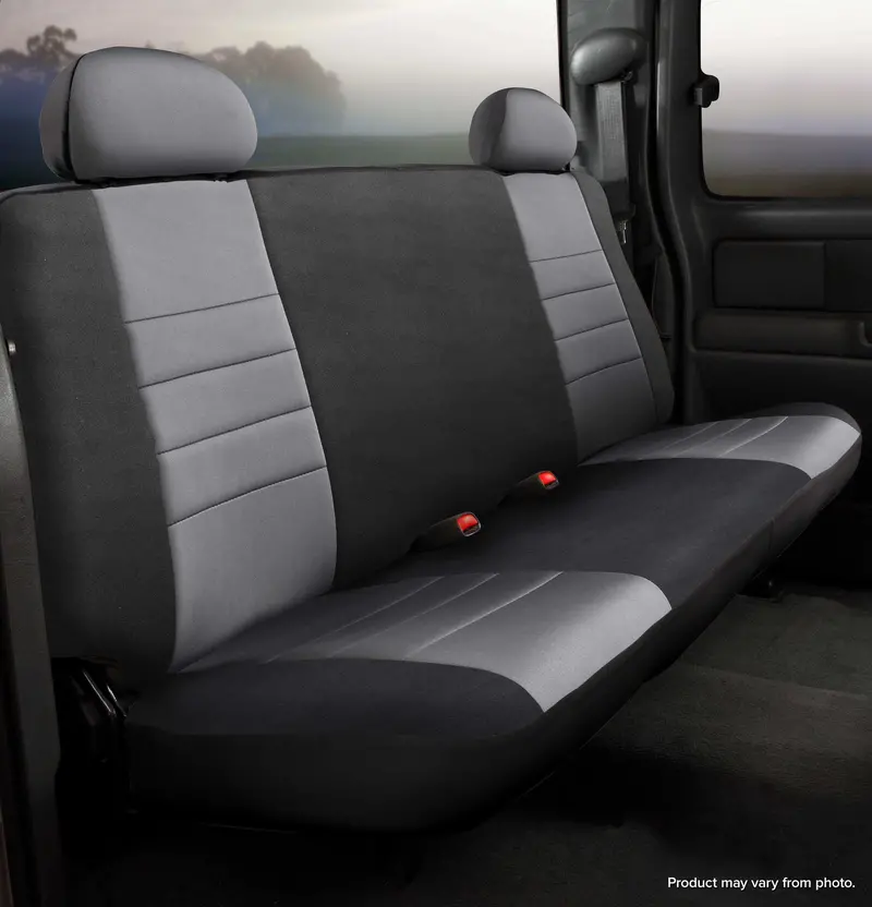 Fia Np92-59 Gray Rear Seat Cover – Custom-Fit Neoprene With Black/Gray Center Panel 1