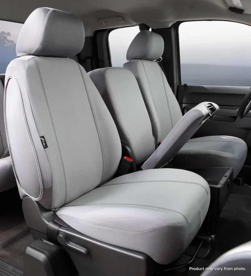 Fia Sp80-Series Custom-Fit Front Seat Protectors – Gray Poly-Cotton Covers (Sp89-23) 1