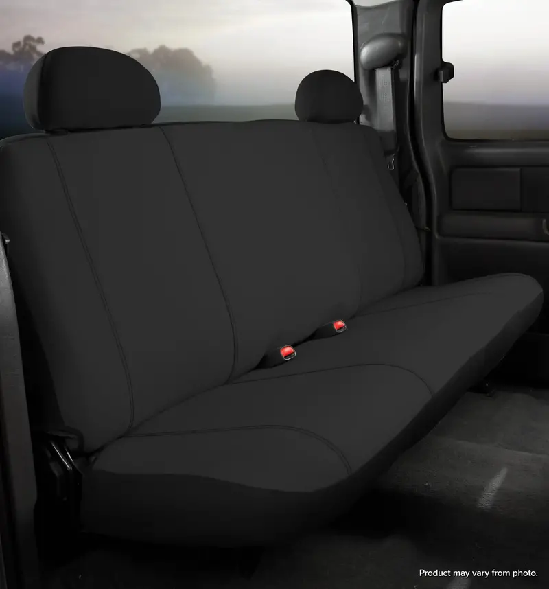 Fia Sp80 Series Seat Protector – Custom-Fit Rear Cover In Black Poly-Cotton (Sp82-59) 1