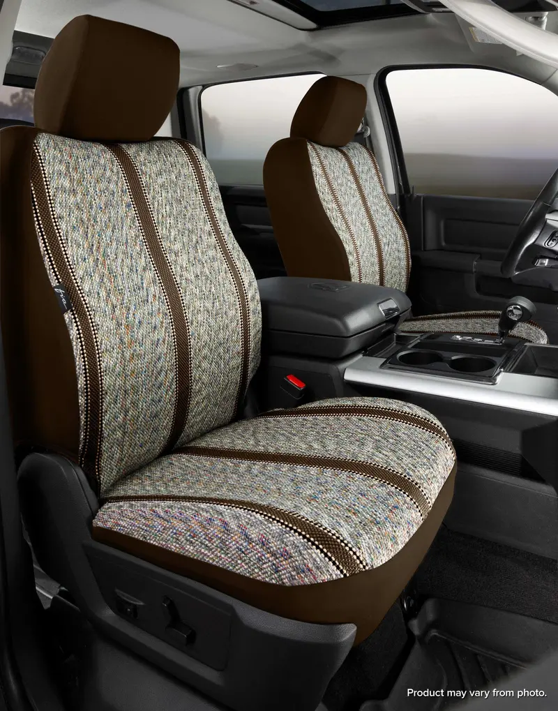 Fia Tr40 Series Saddleblanket Front Seat Covers – Custom Fit For Jeep Wrangler (Brown) 1