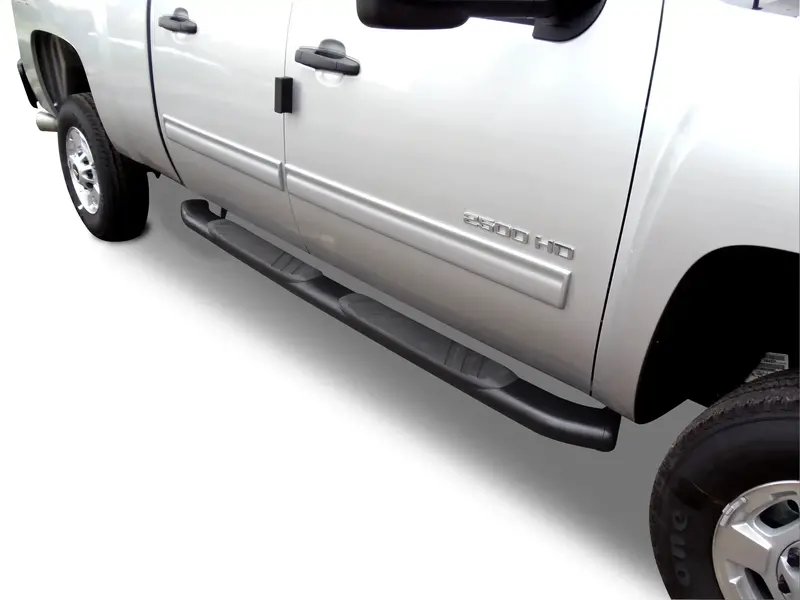 Go Rhino 685415580Cb Oe Xtreme Composite Side Steps – Heavy-Duty Black Step System With Bracket Kit 1