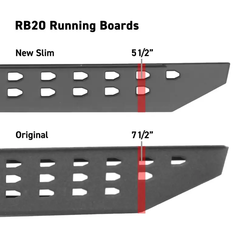 Go Rhino Rb20 Slim-Line Running Boards With Mounting Brackets – Model 69450568Spc 1